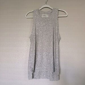 Abercrombie & Fitch Sparkly Sequin Sweater Tank